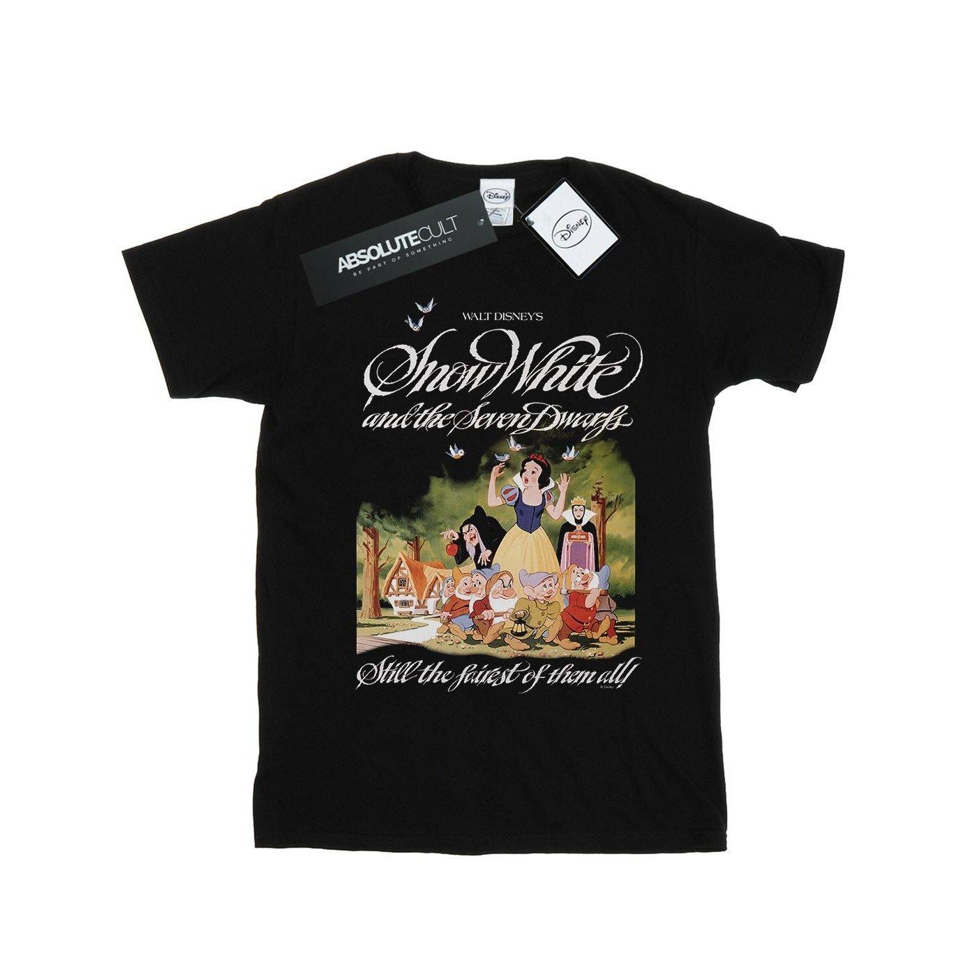 Snow White And The Seven Dwarfs Tshirt Unisex Schwarz 140/146 von Disney