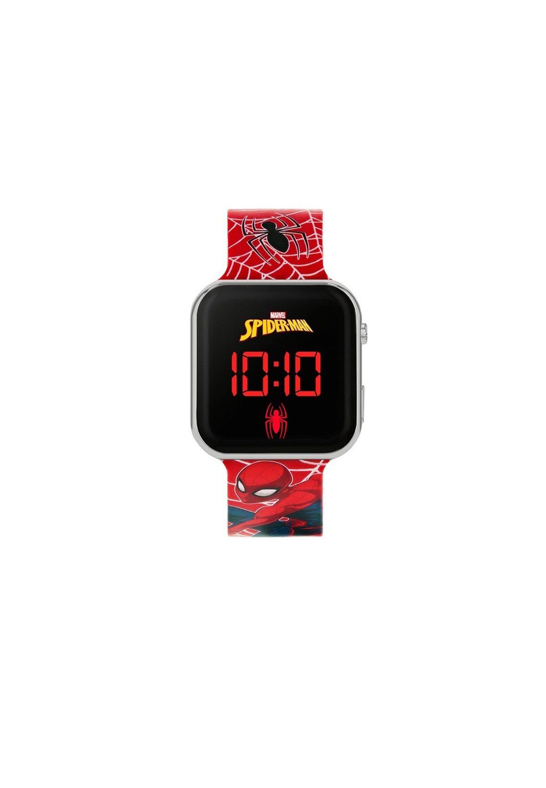 Spiderman Led Watch Unisex Rot ONE SIZE von Disney