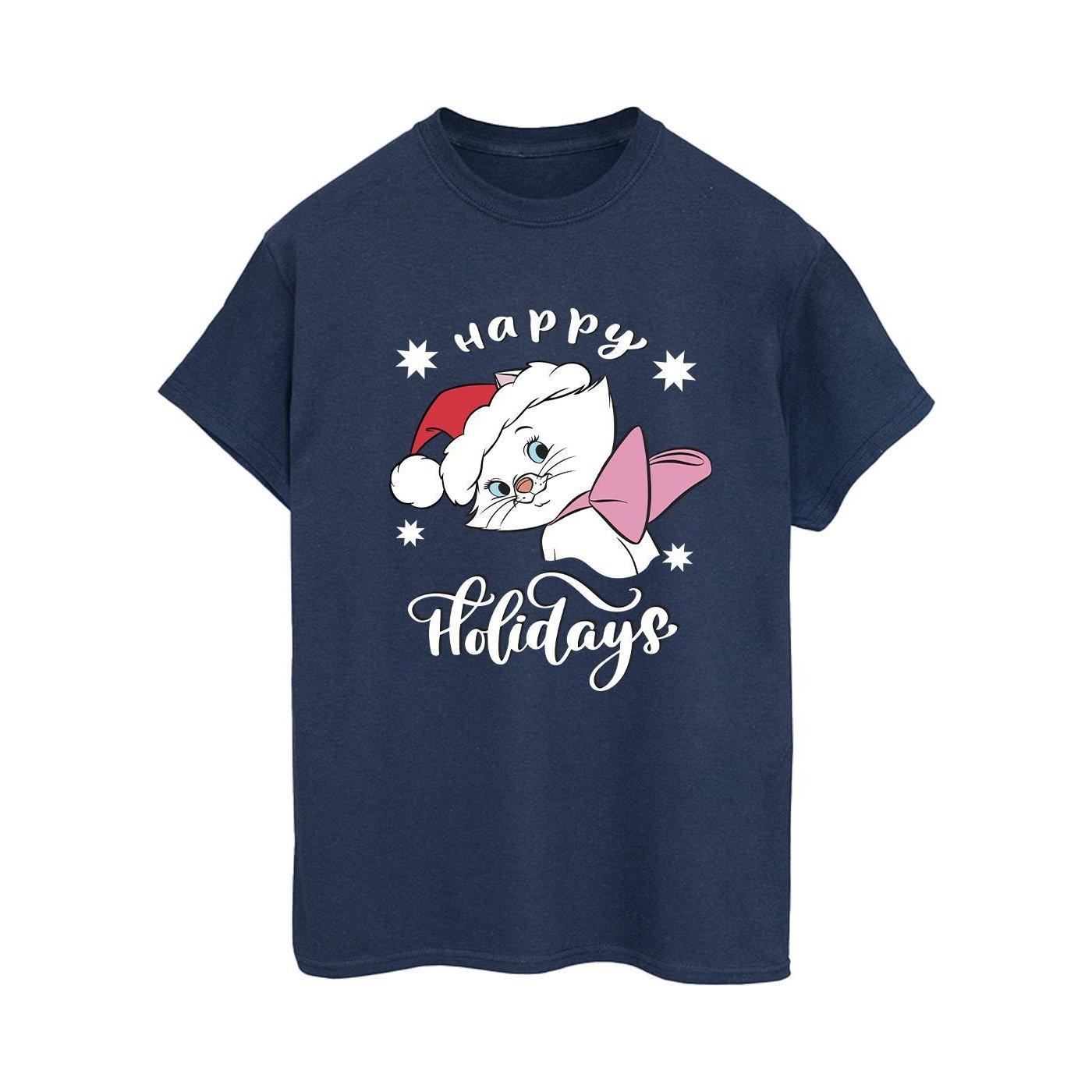 The Aristocats Happy Holidays Tshirt Damen Marine 3XL von Disney