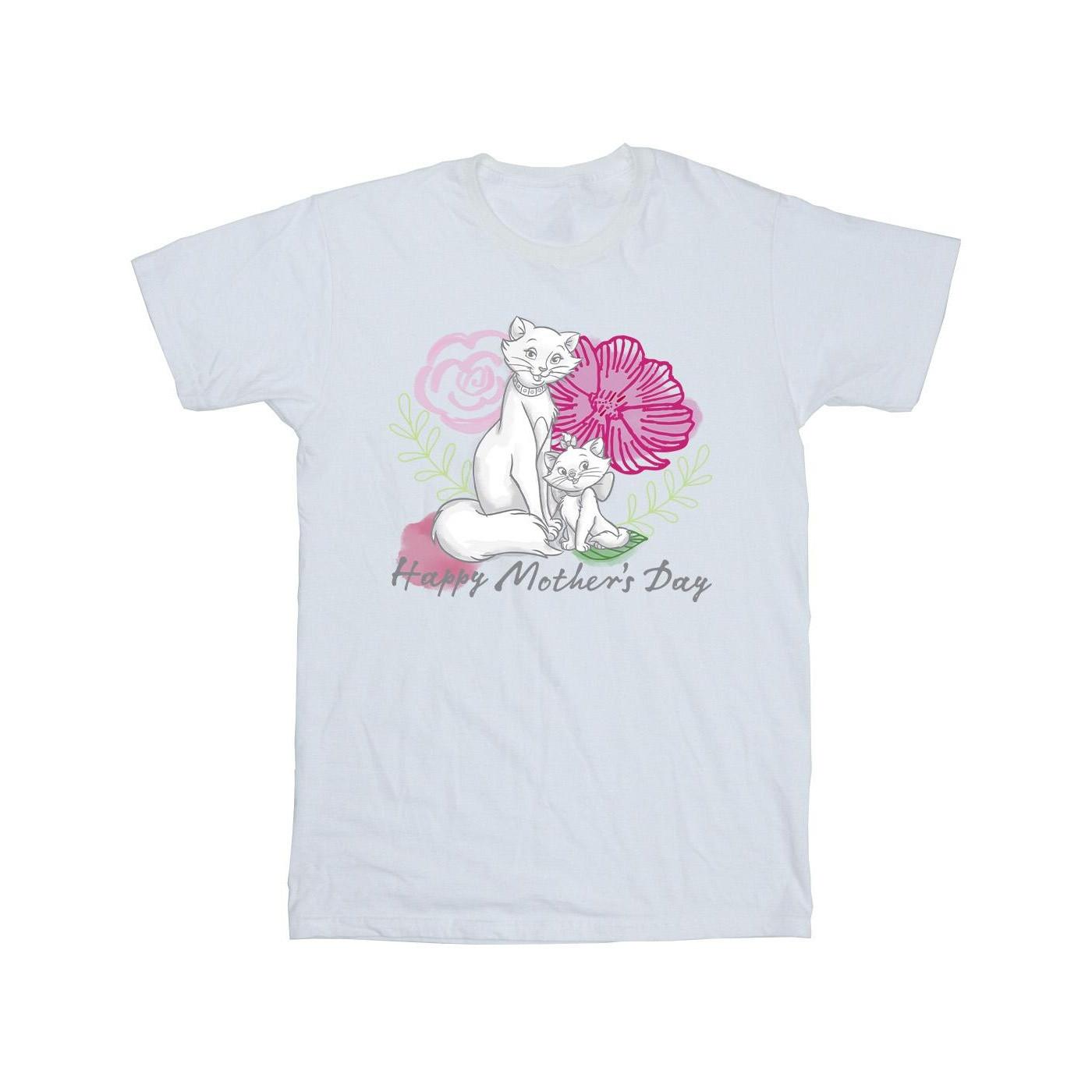 The Aristocats Mother's Day Tshirt Mädchen Weiss 140/146 von Disney