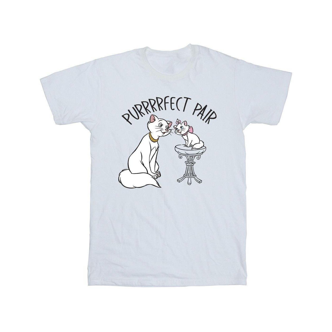 The Aristocats Purrfect Pair Tshirt Herren Weiss S von Disney