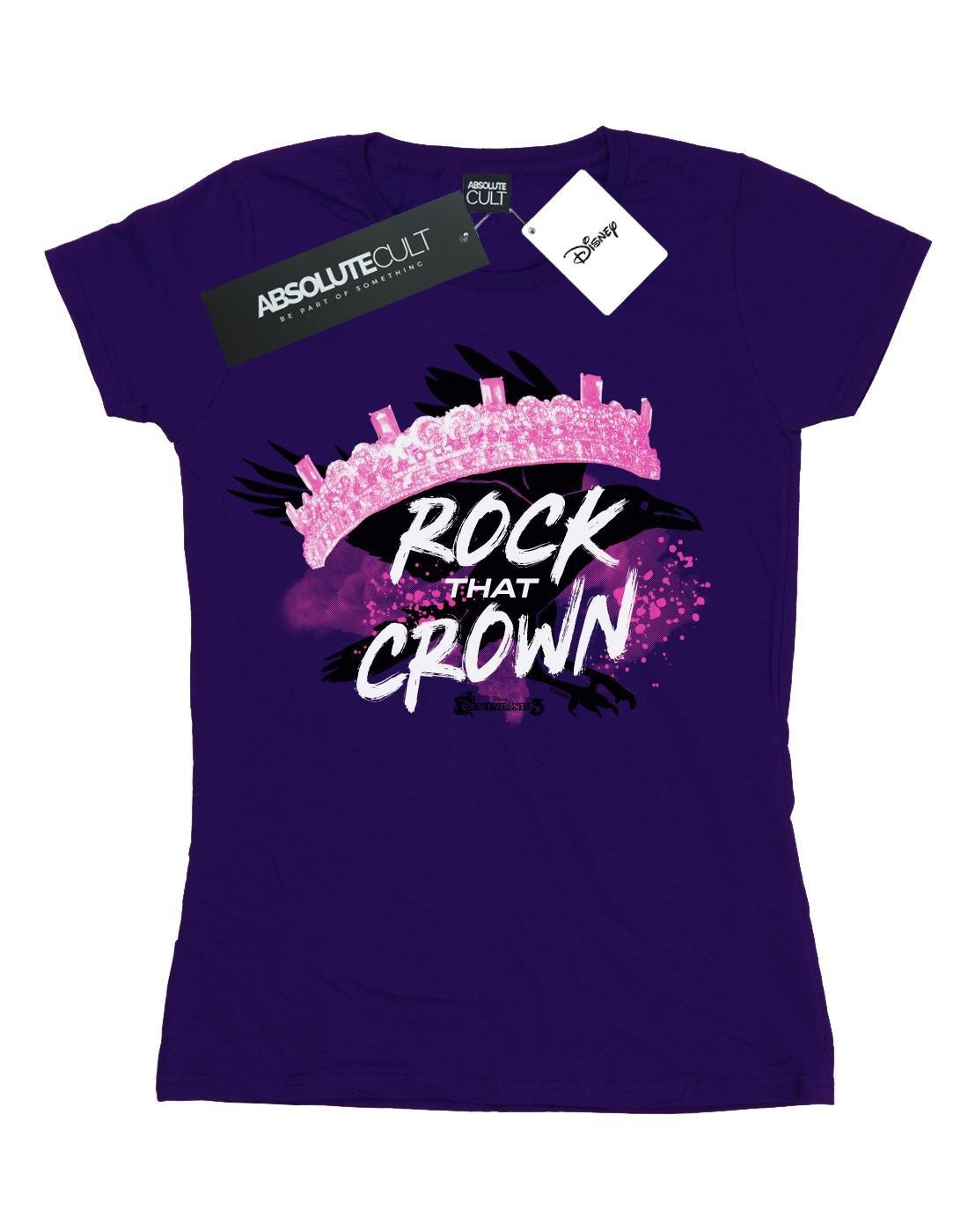 The Descendants Rock That Crown Tshirt Damen Lila L von Disney