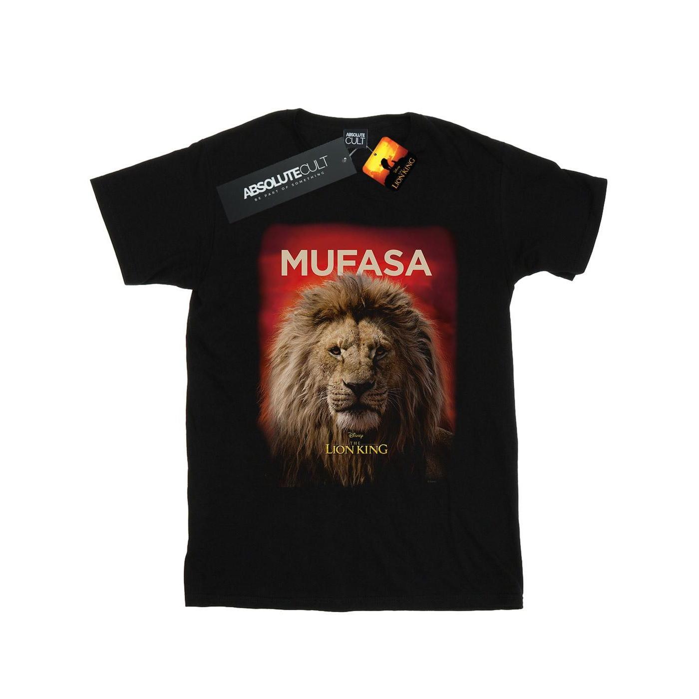 The Lion King Movie Mufasa Poster Tshirt Jungen Schwarz 152-158 von Disney