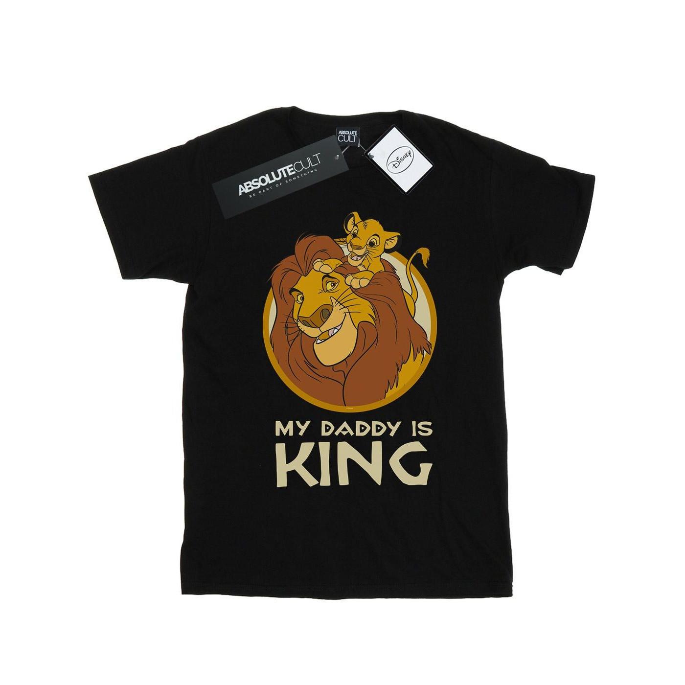 The Lion King My Daddy Is King Tshirt Jungen Schwarz 152-158 von Disney