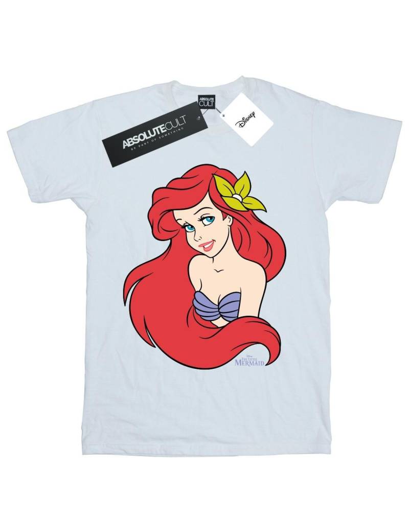 The Little Mermaid Close Up Tshirt Damen Weiss XXL von Disney