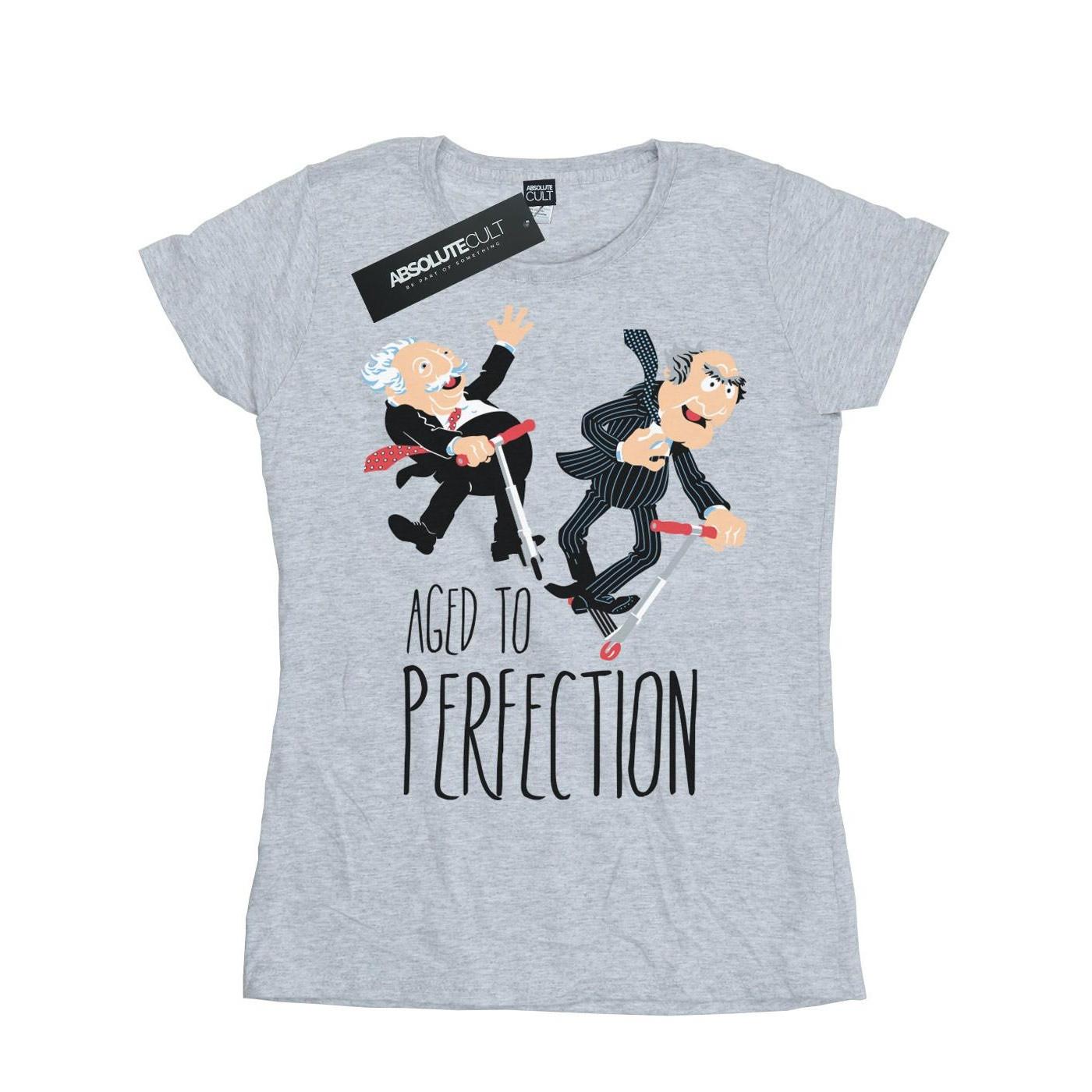 The Muppets Aged To Perfection Tshirt Damen Grau S von Disney