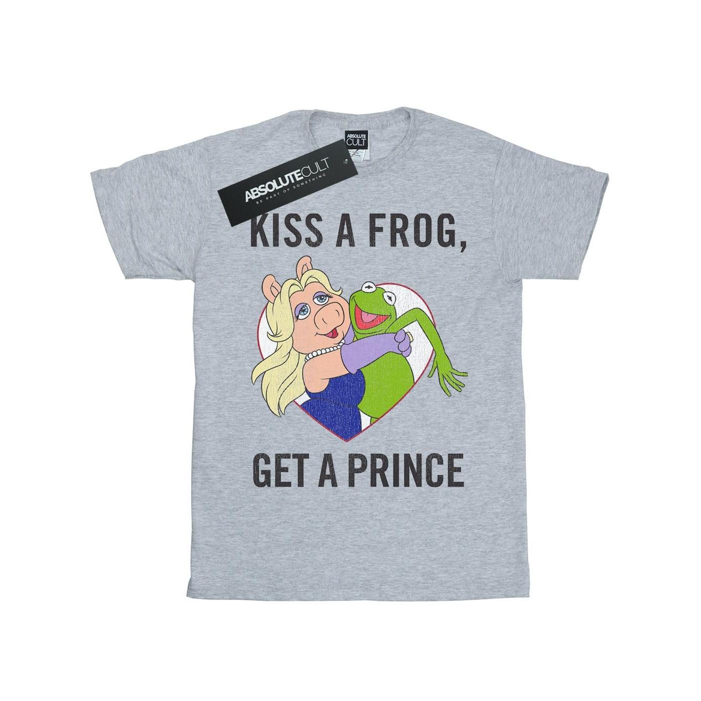 The Muppets Kiss A Frog Tshirt Jungen Grau 128 von Disney