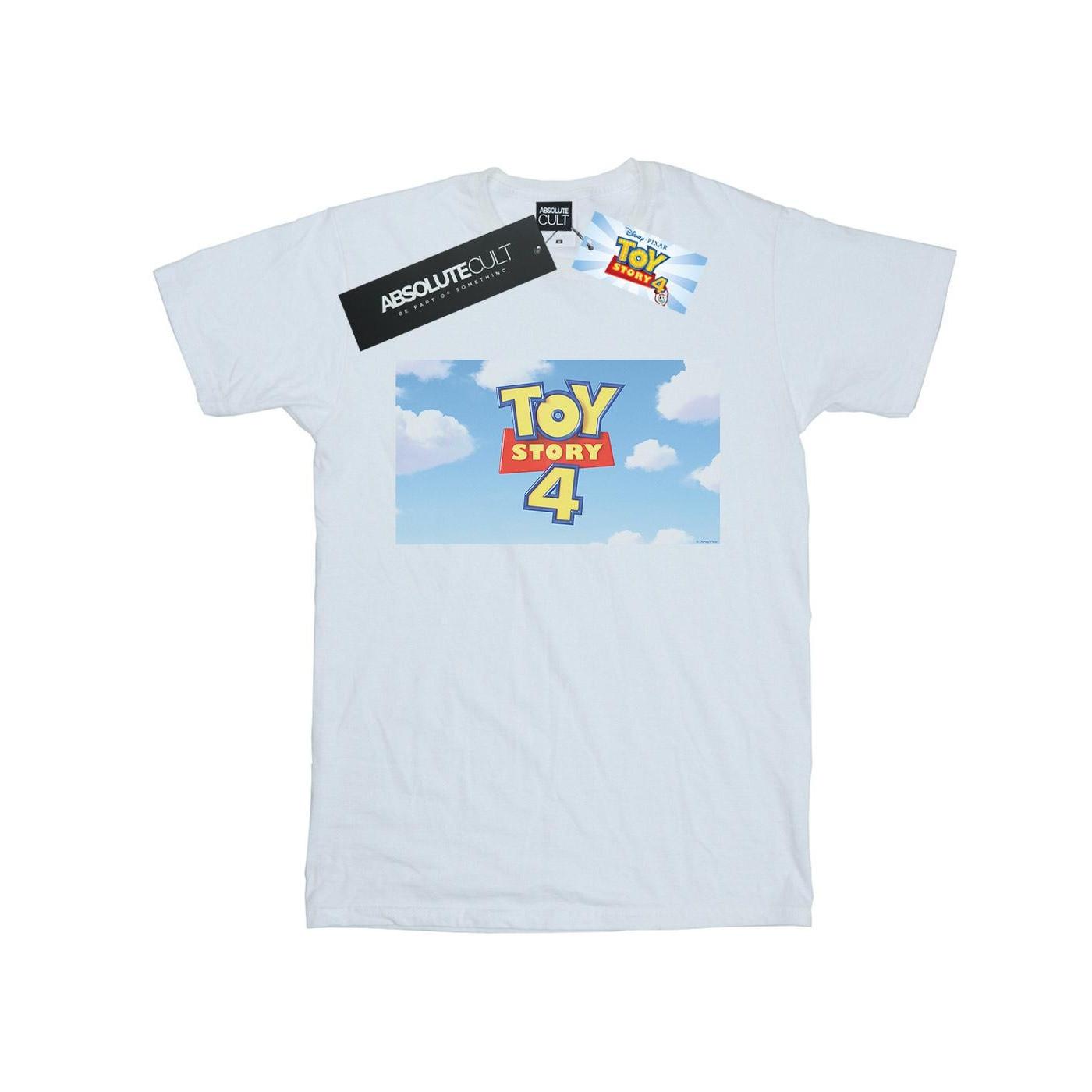 Toy Story 4 Cloud Logo Tshirt Jungen Weiss 140/146 von Disney