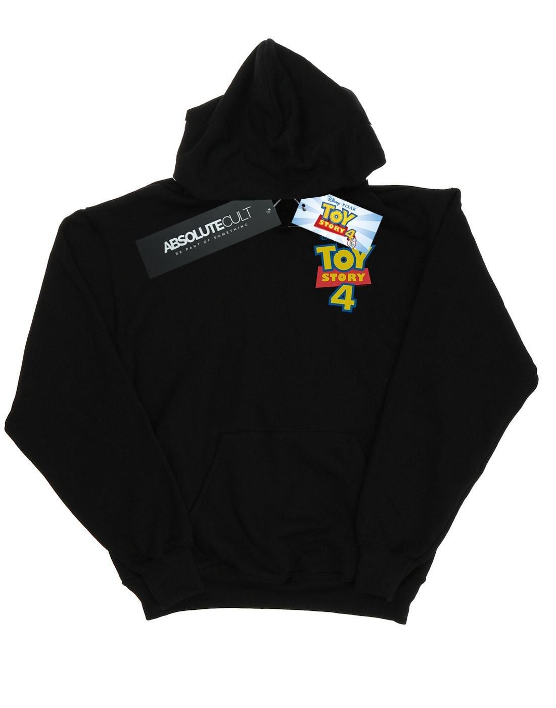 Toy Story 4 Logo Breast Print Kapuzenpullover Damen Schwarz M von Disney