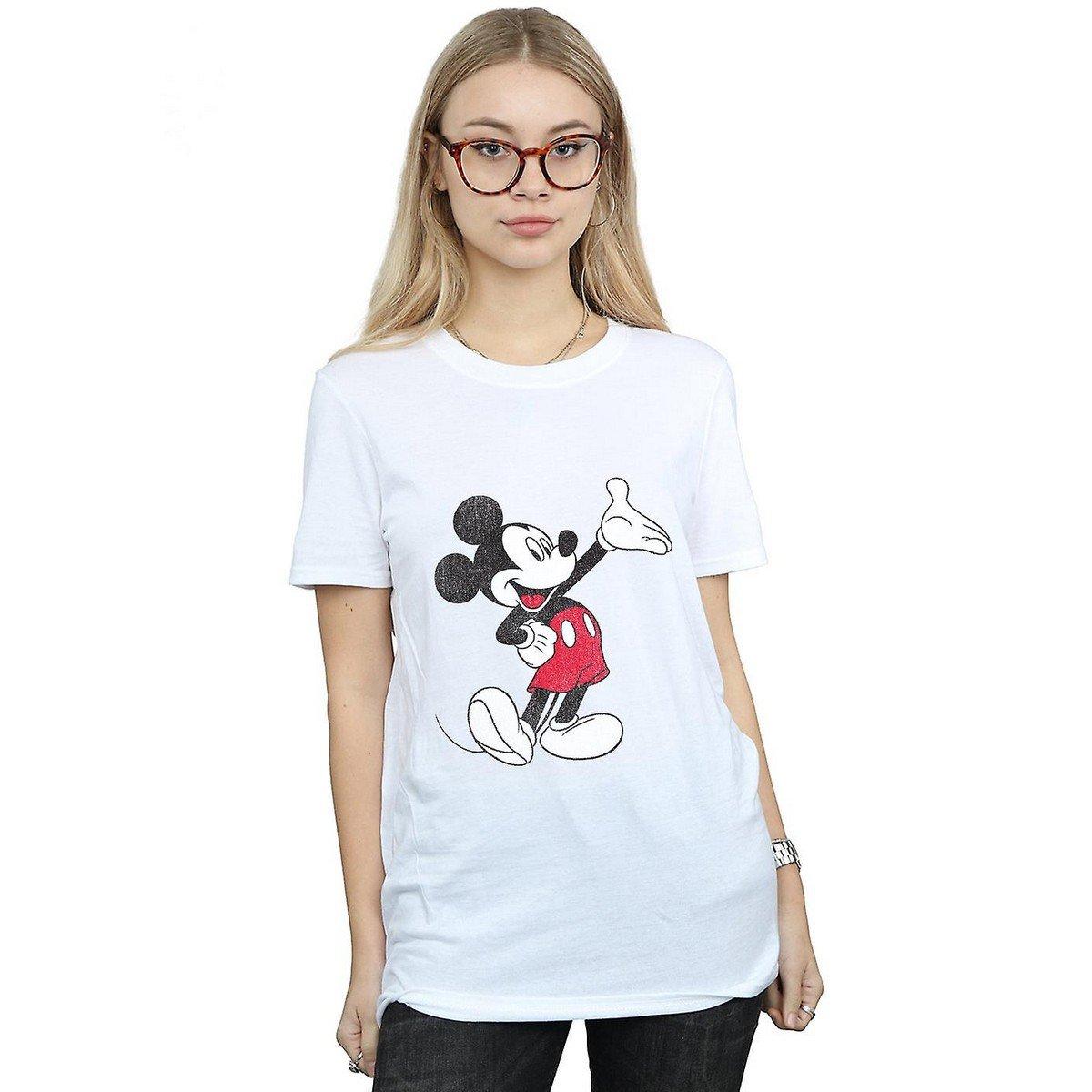 Traditional Wave Tshirt Damen Weiss XXL von Disney