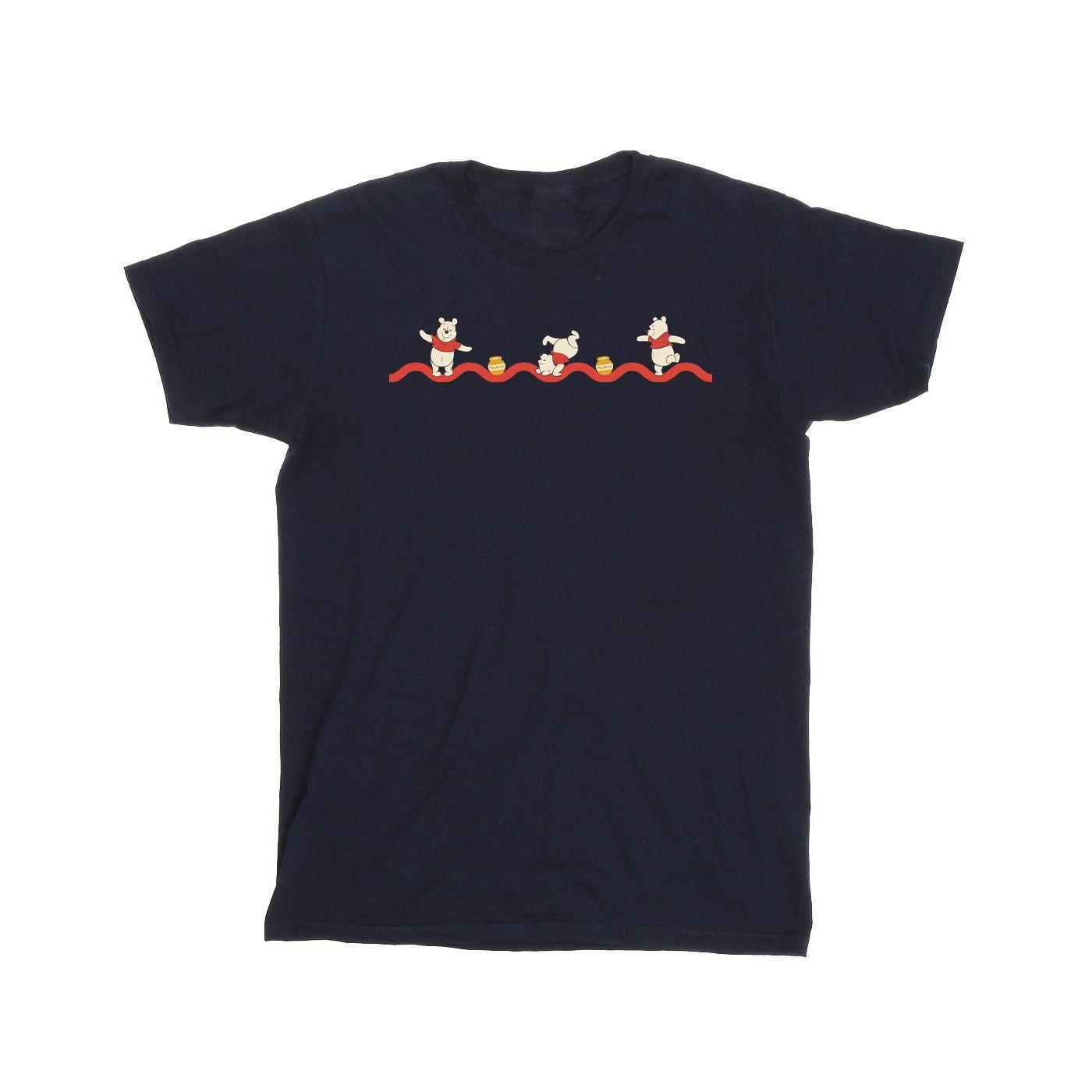 Winnie The Pooh Hunny Line Tshirt Mädchen Marine 128 von Disney