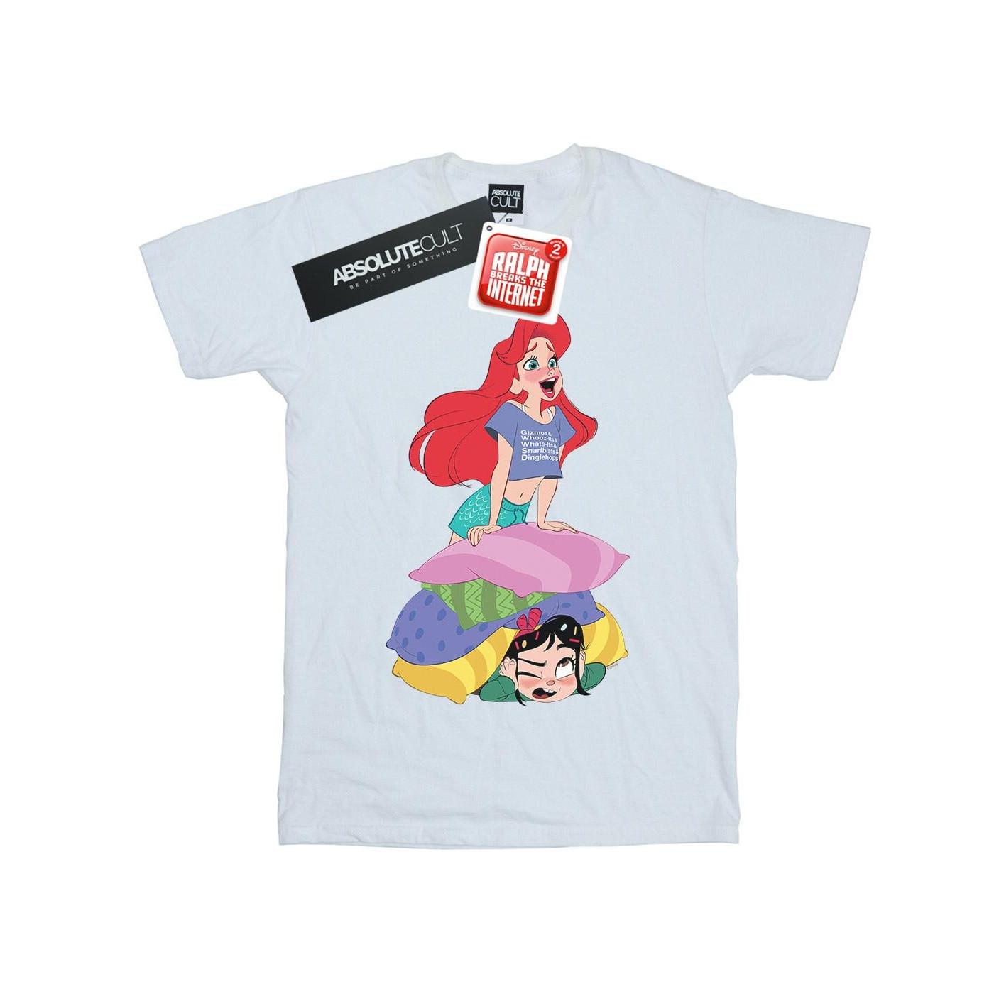 Wreck It Ralph Ariel And Vanellope Tshirt Herren Weiss S von Disney