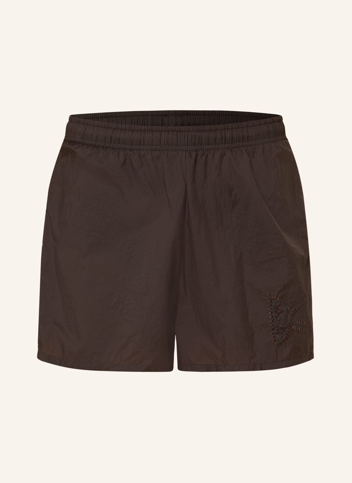 District Vision 2-In-1-Laufshorts braun von District Vision