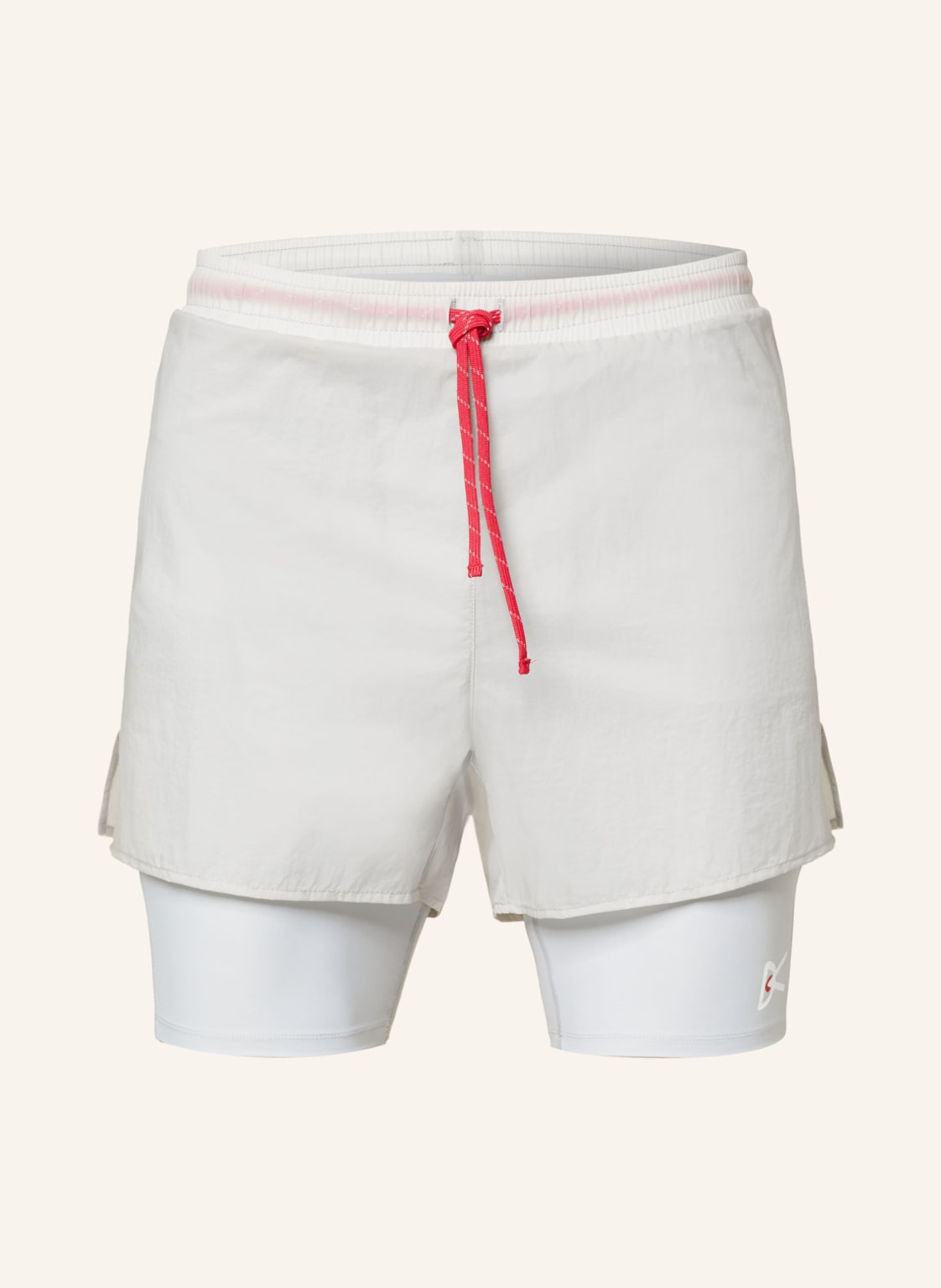 District Vision 2-In-1-Laufshorts grau von District Vision