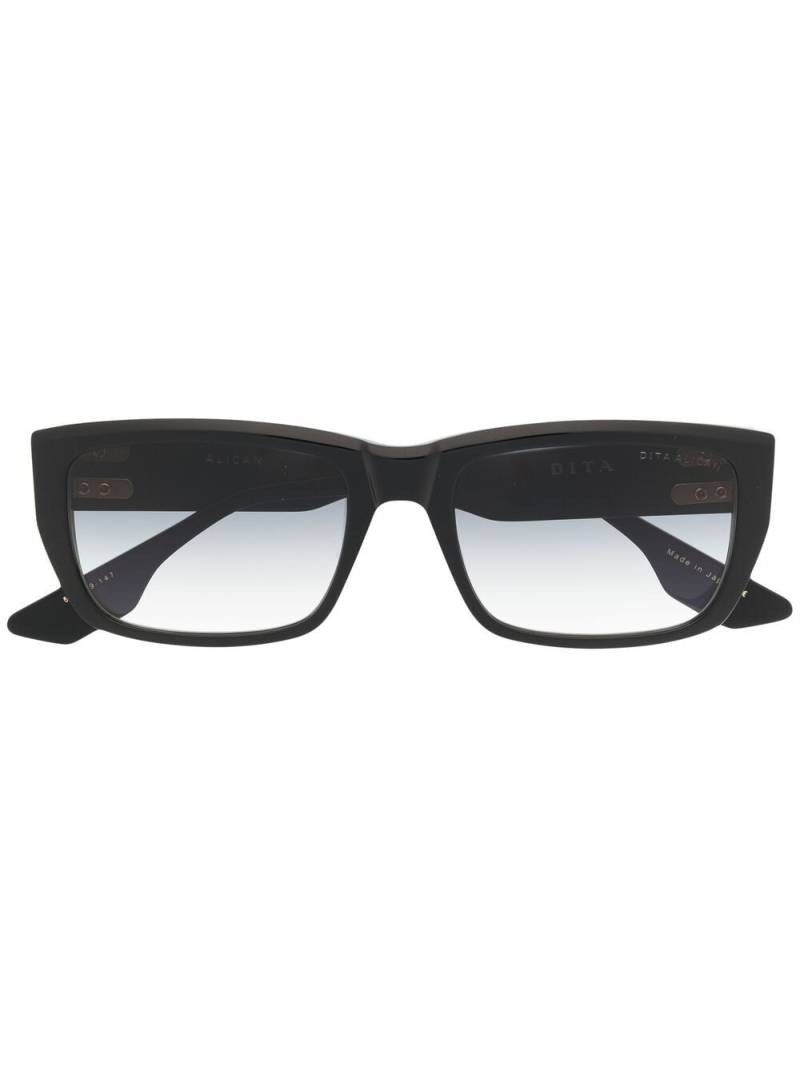 Dita Eyewear Alican rectangle-frame sunglasses - Black von Dita Eyewear