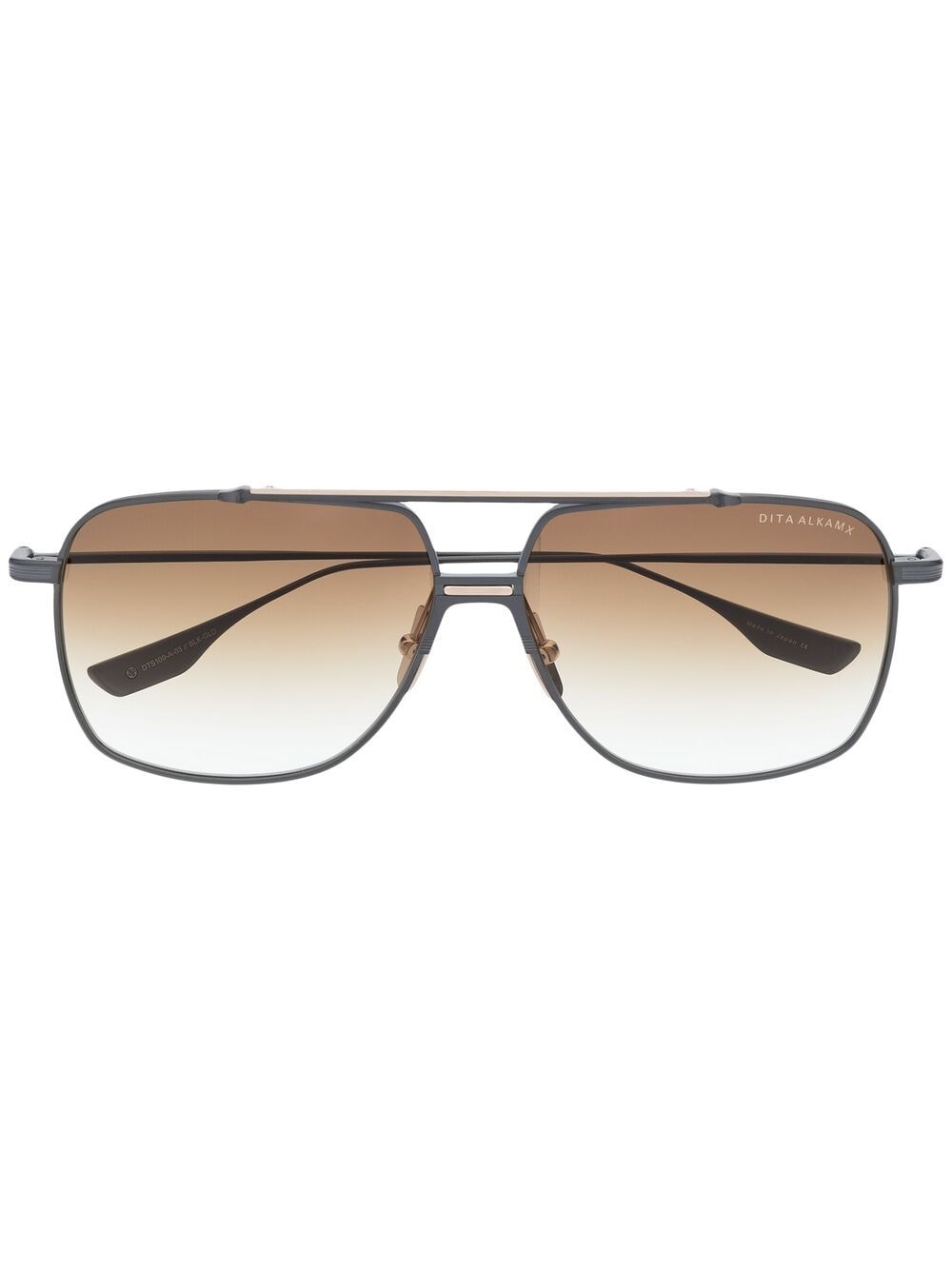 Dita Eyewear Alkamx pilot-frame sunglasses - Grey von Dita Eyewear