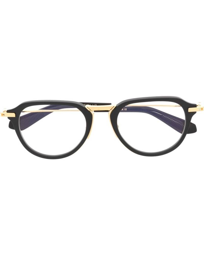 Dita Eyewear Altrist round frame glasses - Black von Dita Eyewear