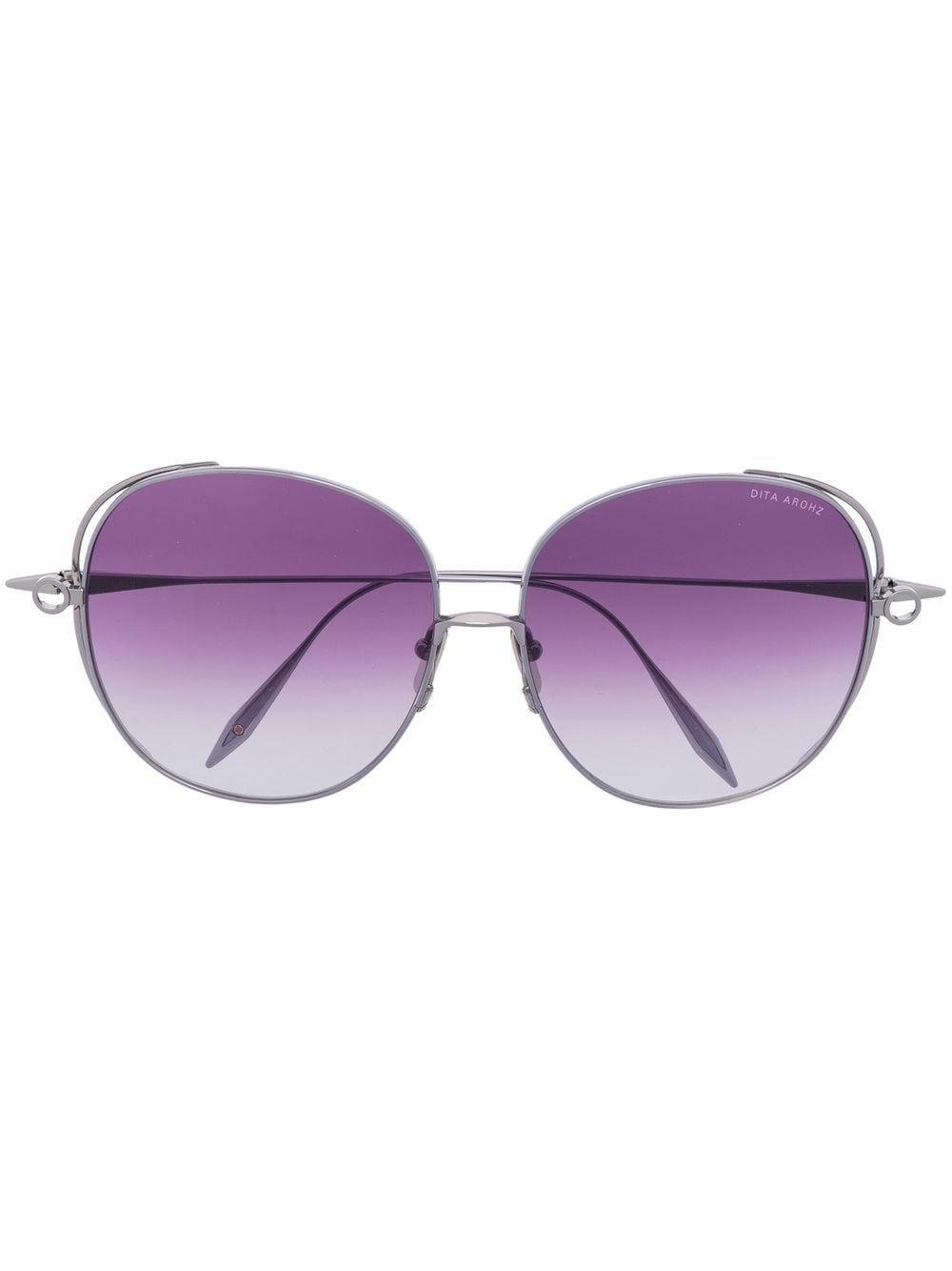 Dita Eyewear Arohz oversize round-frame sunglasses - Silver von Dita Eyewear