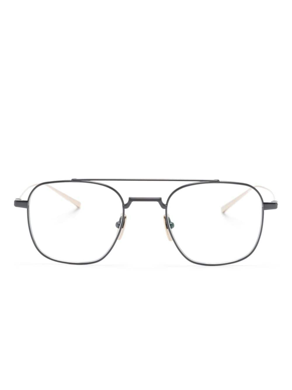 Dita Eyewear Artoa pilot-frame glasses - Grey von Dita Eyewear