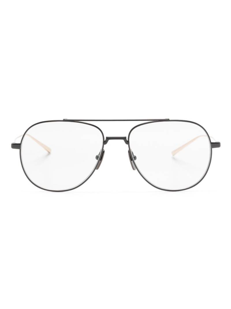 Dita Eyewear metal pilot-frame glasses - Black von Dita Eyewear