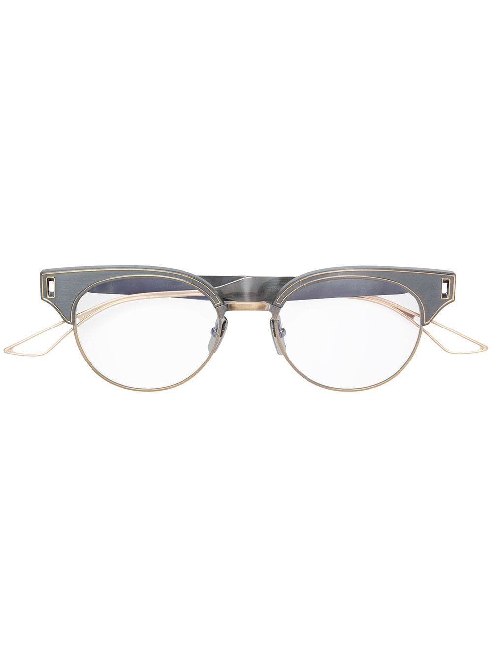 Dita Eyewear Brixa cat-eye frame glasses - Metallic von Dita Eyewear