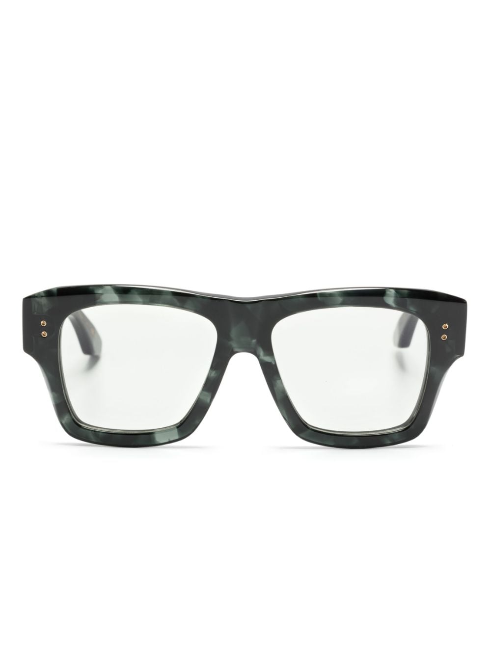 Dita Eyewear Creator square-frame glasses - Black von Dita Eyewear