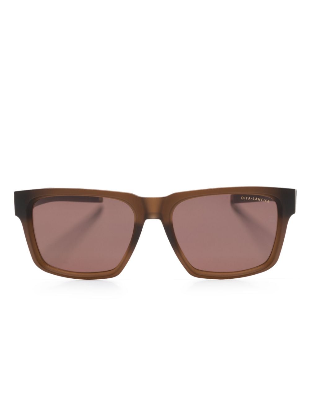 Dita Eyewear DLS-712 square-frame tinted sunglasses - Brown von Dita Eyewear