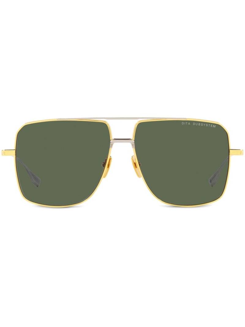 Dita Eyewear Dubsystem metal sunglasses - Gold von Dita Eyewear