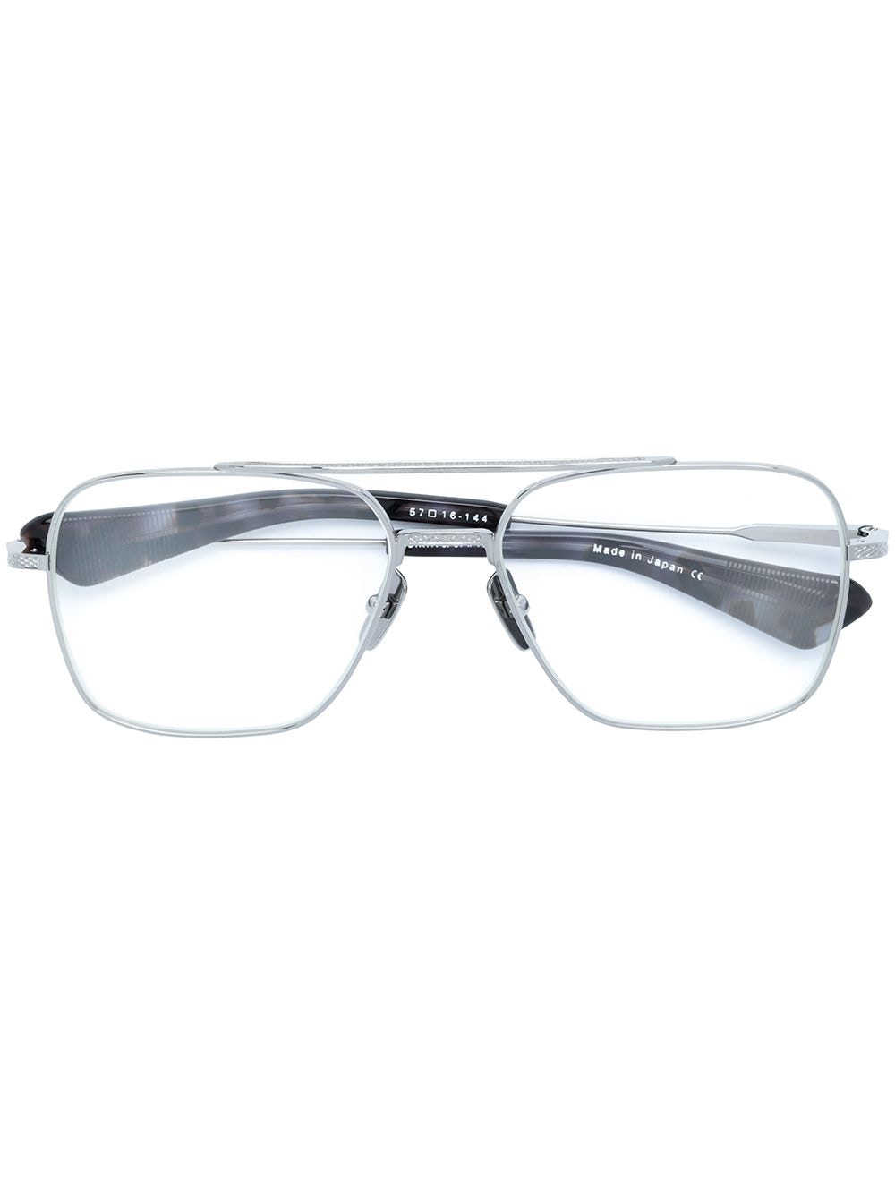 Dita Eyewear Flight Seven pilot-frame glasses - Metallic von Dita Eyewear