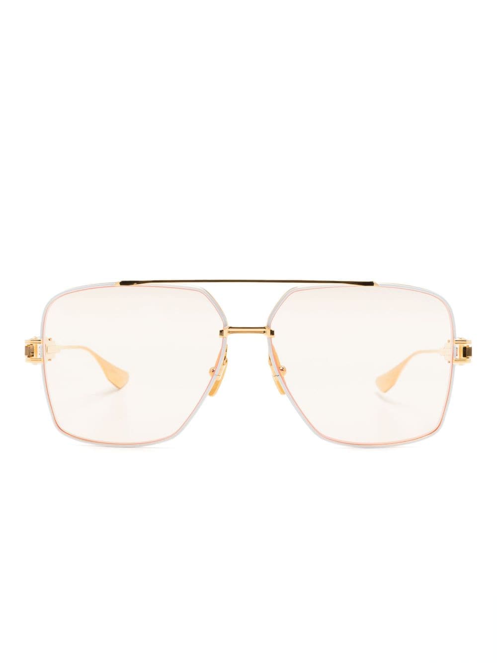 Dita Eyewear Grand Emperik rectangular-frame sunglasses - White von Dita Eyewear