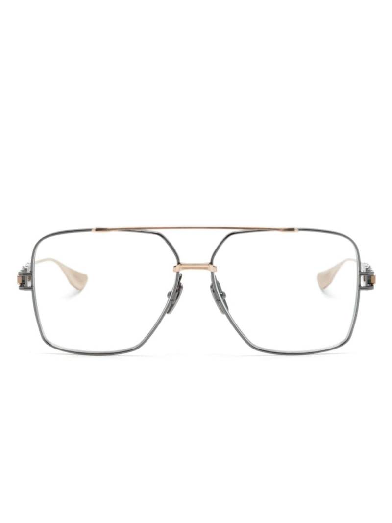 Dita Eyewear Grand Emperik square-frame glasses - Black von Dita Eyewear