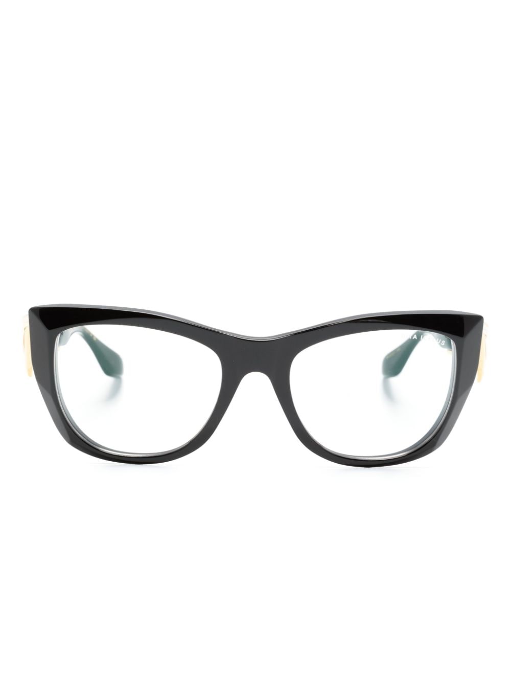 Dita Eyewear Icelus cat-eye frame glasses - Black von Dita Eyewear