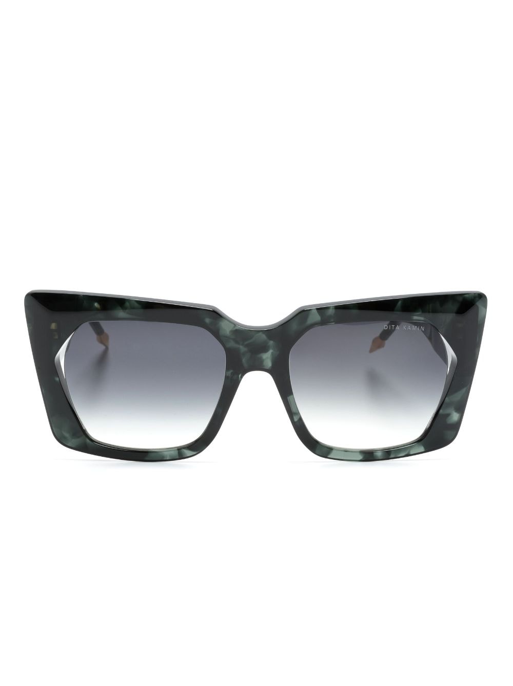 Dita Eyewear Kamin rectangular-frame sunglasses - Black von Dita Eyewear