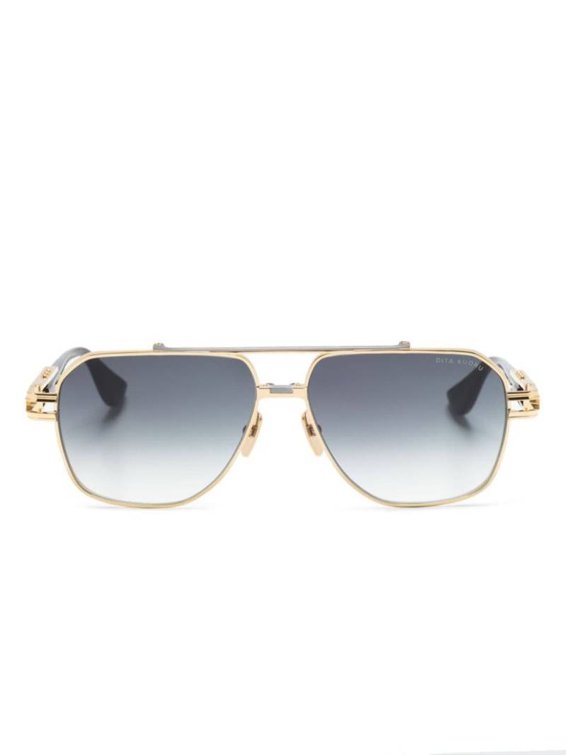 Dita Eyewear Kudru pilot-frame sunglasses - Gold von Dita Eyewear