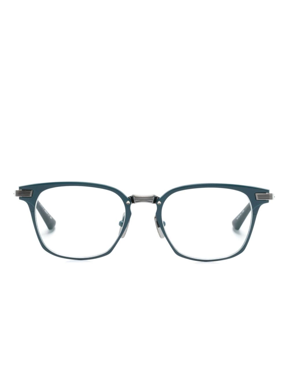Dita Eyewear Linrcon square-frame glasses - Blue von Dita Eyewear