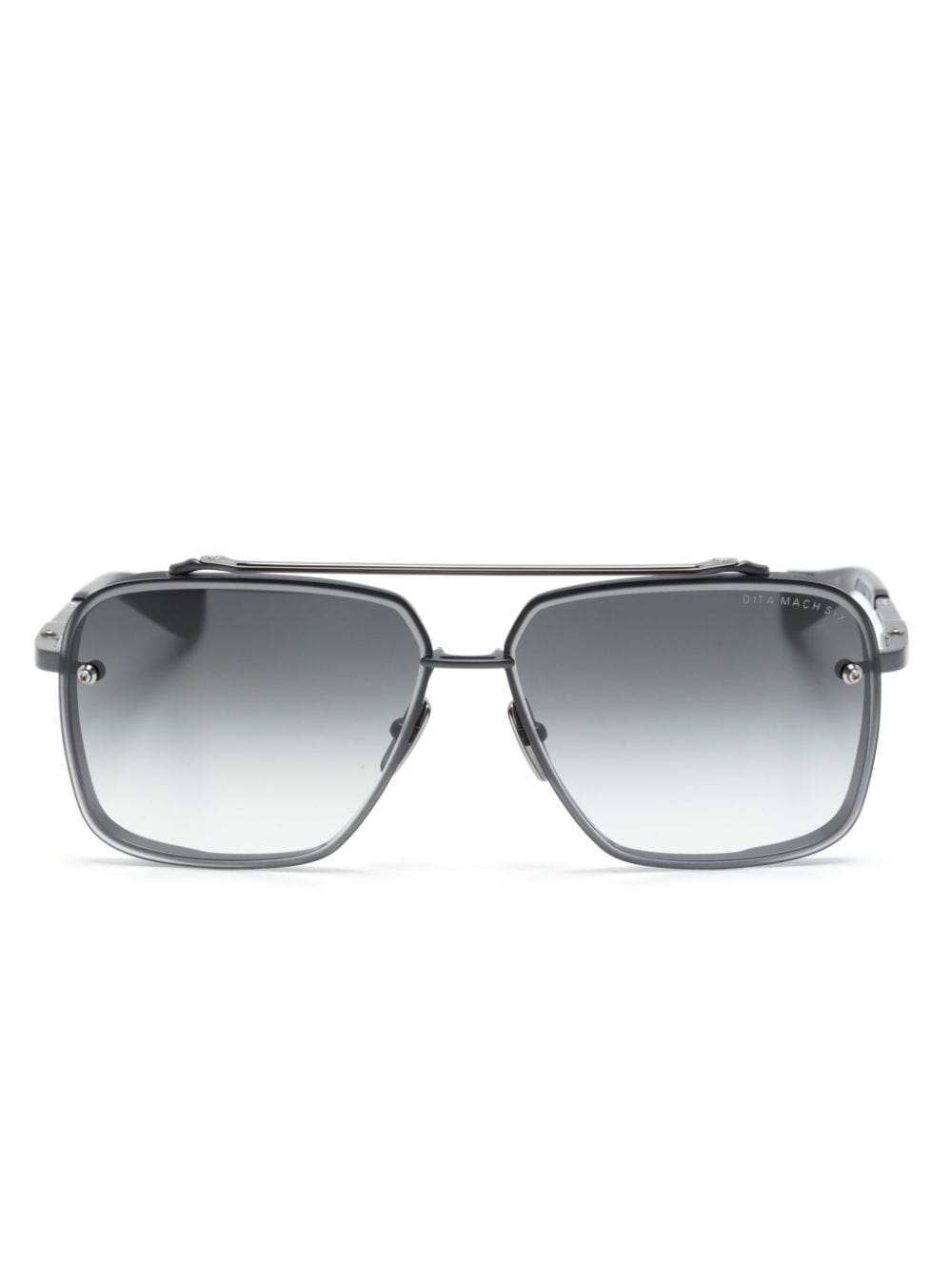 Dita Eyewear Mach Six pilot-frame sunglasses - Black von Dita Eyewear