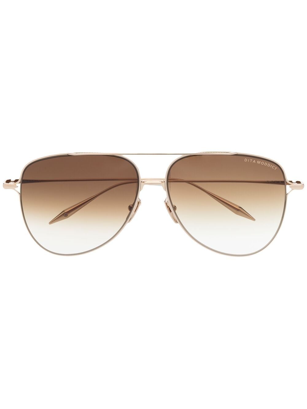 Dita Eyewear Moddict pilot-frame sunglasses - Gold von Dita Eyewear