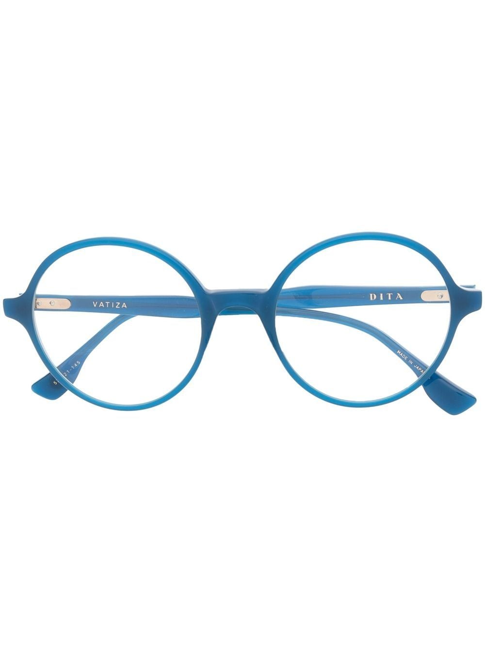 Dita Eyewear Vatiza round-frame glasses - Blue von Dita Eyewear
