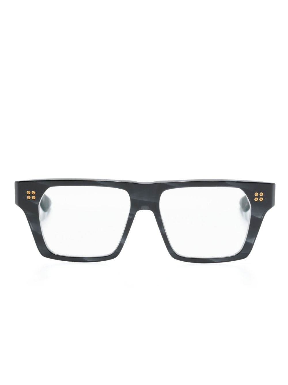 Dita Eyewear Venzyn square-frame glasses - Black von Dita Eyewear