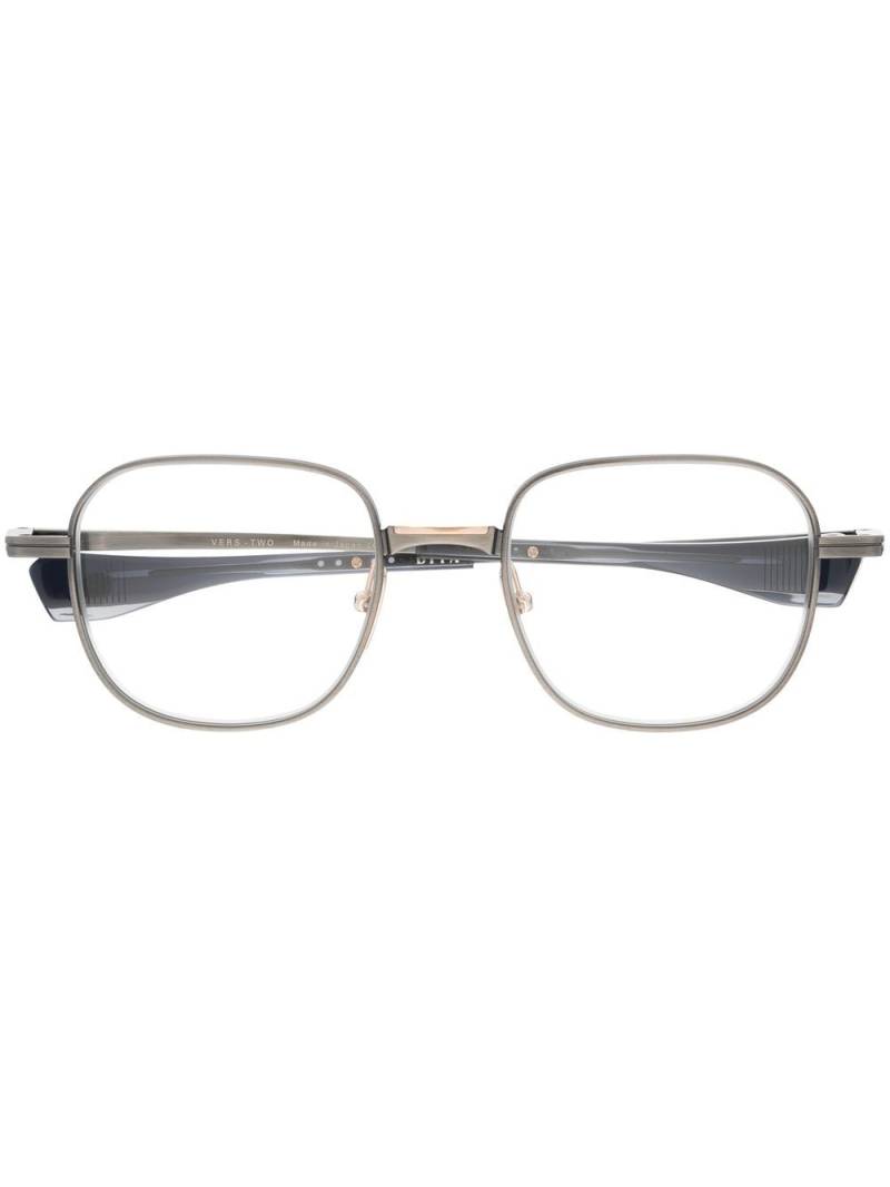 Dita Eyewear Vers-Two rounded-frame glasses - Silver von Dita Eyewear