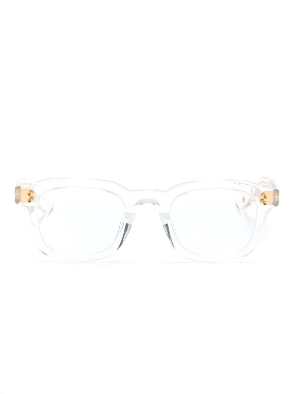 Dita Eyewear Waylun square-frame glasses - Neutrals von Dita Eyewear