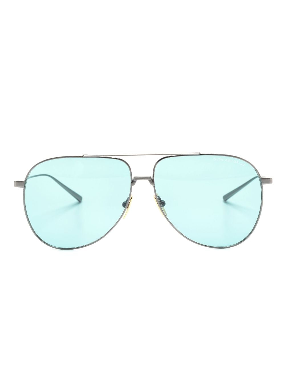 Dita Eyewear logo-print round-frame sunglasses - Silver von Dita Eyewear