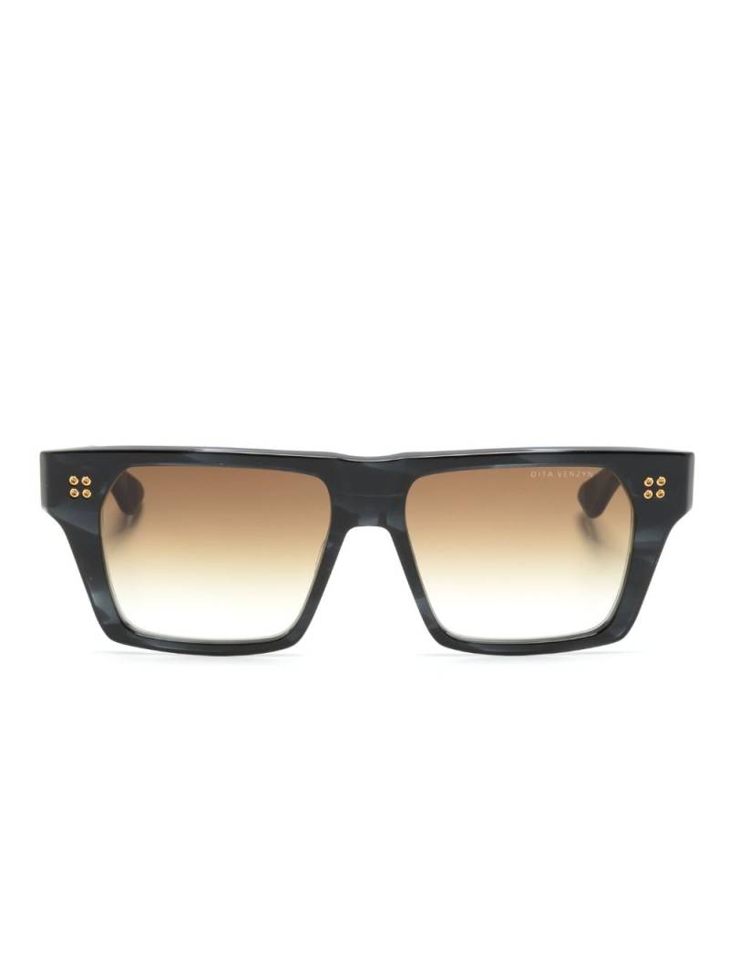 Dita Eyewear logo-print square-frame sunglasses - Black von Dita Eyewear