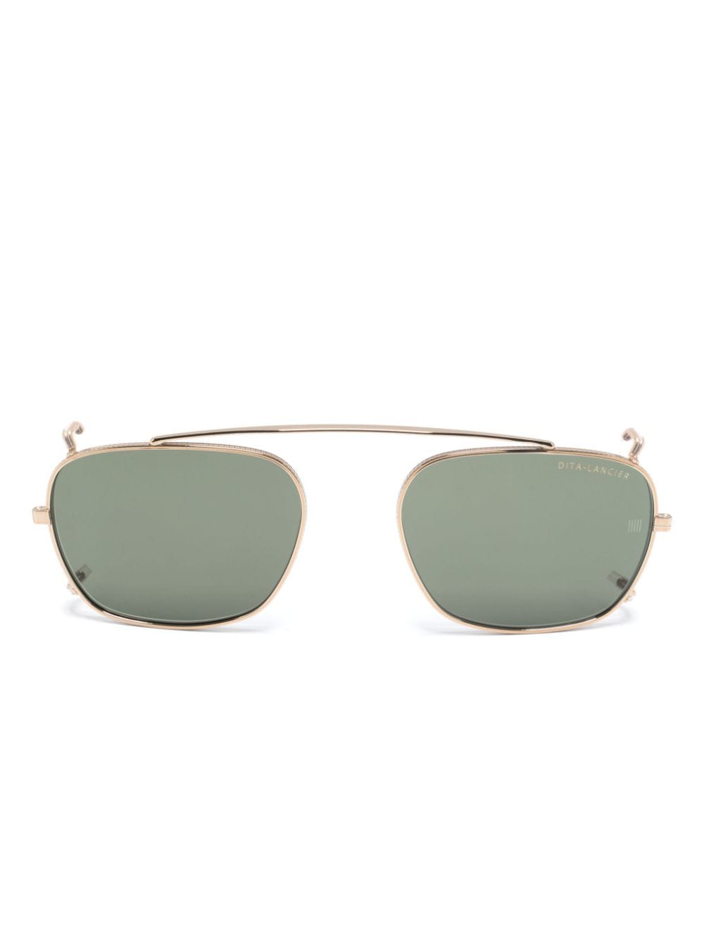 Dita Eyewear pilot-frame clip-on lenses - Gold von Dita Eyewear