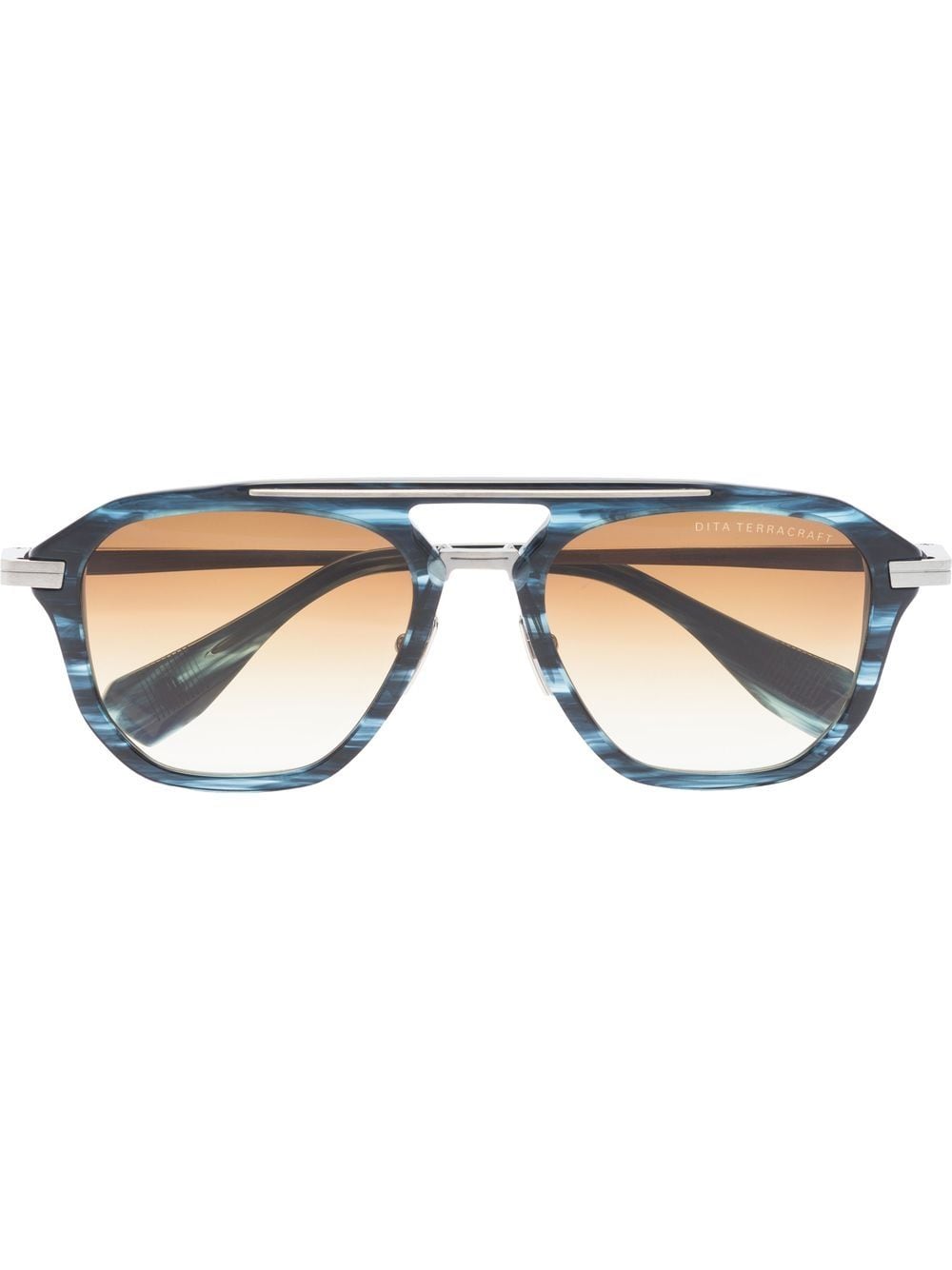 Dita Eyewear pilot-frame sunglasses - Blue von Dita Eyewear