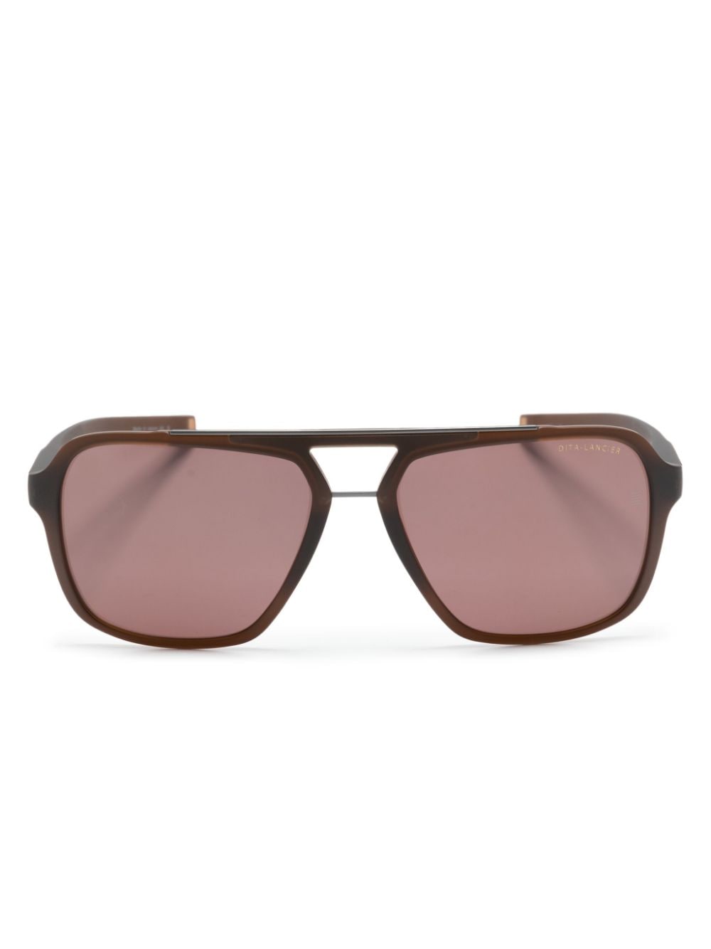Dita Eyewear rectangle-frame sunglasses - Brown von Dita Eyewear