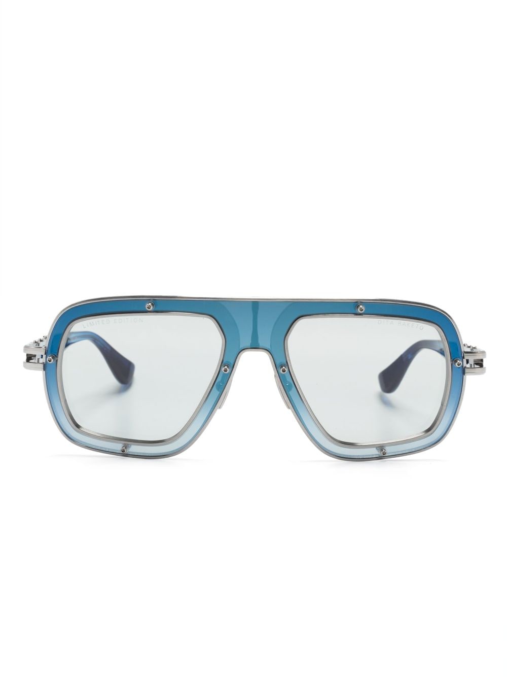 Dita Eyewear round-frame tinted sunglasses - Silver von Dita Eyewear