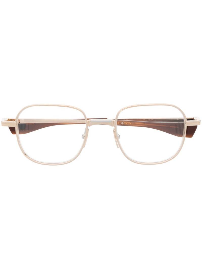 Dita Eyewear square-frame glasses - Gold von Dita Eyewear