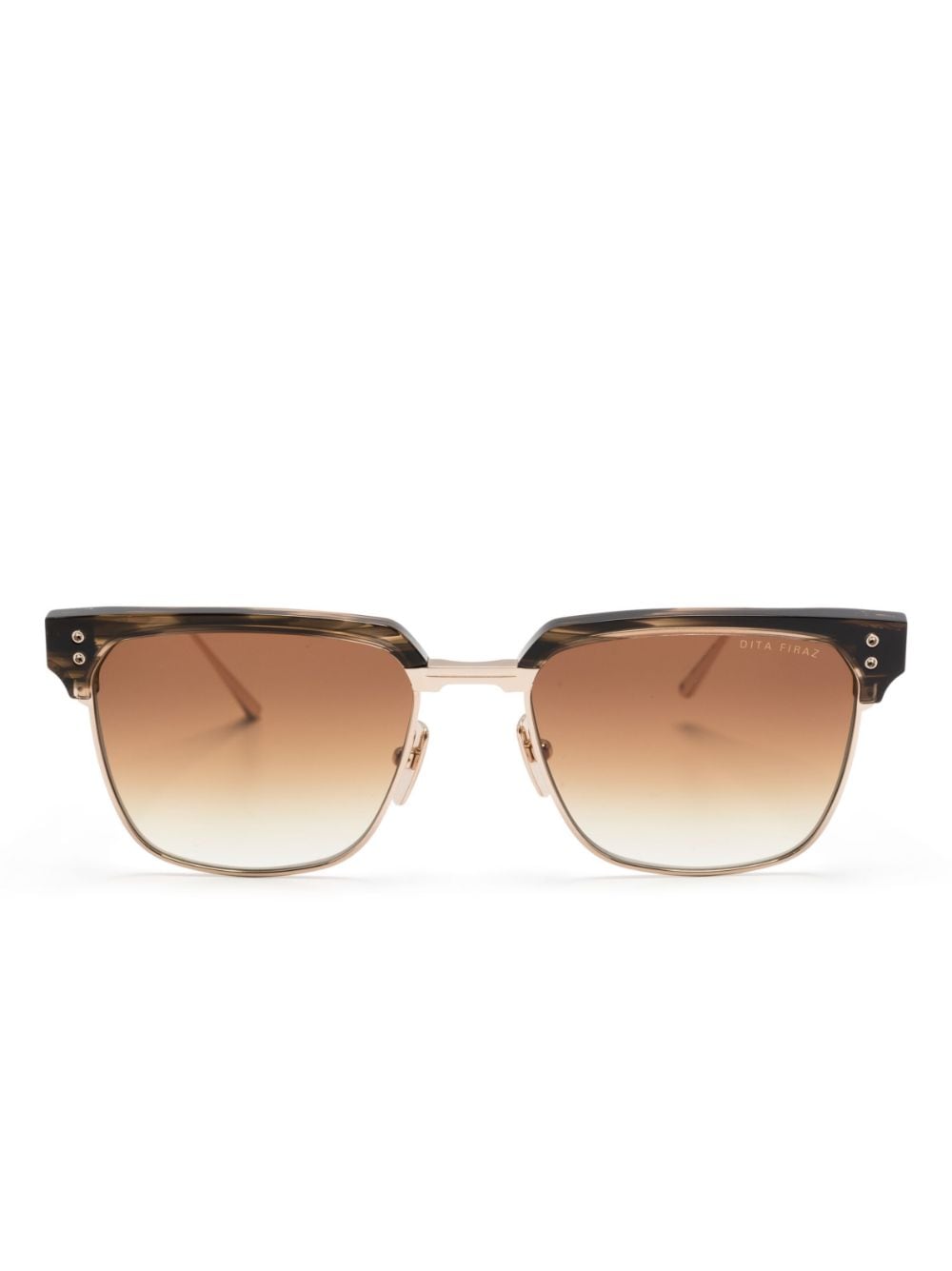 Dita Eyewear square-frame gradient sunglasses - Gold von Dita Eyewear