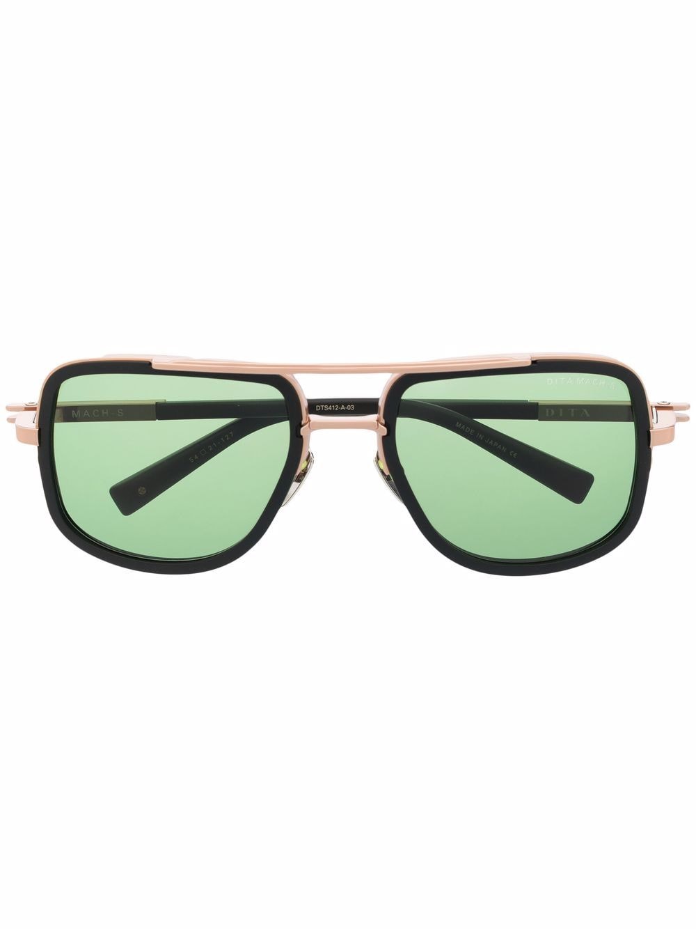 Dita Eyewear tinted pilot sunglasses - Black von Dita Eyewear